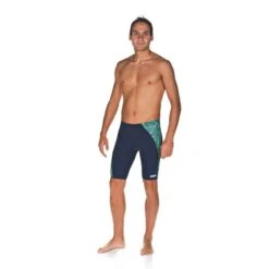 Arena Water Jammer -Swimming Gear Shop 001383 navy green navy front l 1