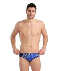 Arena Marbled Brief -Swimming Gear Shop 005554 770 men s swim briefs marbled 001 o