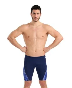 Arena Marbled Jammer 14 Arena Marbled Jammer -Swimming Gear Shop 005556 770 men s swim jammer marbled f 001 o