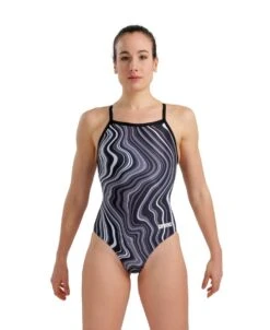 Arena Marbled Light Drop Back -Swimming Gear Shop 005563 550 women s swimsuit lightdrop back marbled 001 o