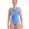 Arena Marbled Light Drop Back -Swimming Gear Shop 005563 777 women s swimsuit lightdrop back marbled 001 o