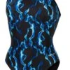 Dolfin Women's Print V-Back One Piece -Swimming Gear Shop 0100 b13d front