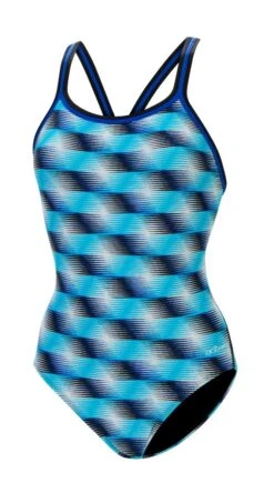Dolfin Women's Print DBX Back One Piece -Swimming Gear Shop 0231 b45d front 4