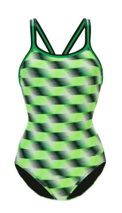 Dolfin Women's Print DBX Back One Piece -Swimming Gear Shop 0231 b56d front2 5