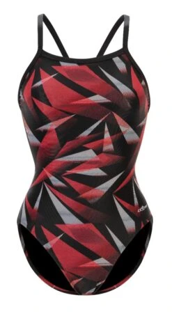 Dolfin Women's Print V2 Back One Piece 24 Dolfin Women's Print V2 Back One Piece -Swimming Gear Shop 0531 a35d front2