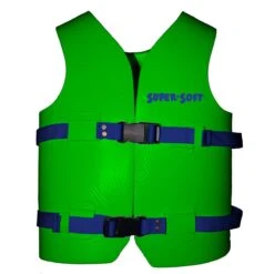 Super Soft Children's Vests -Swimming Gear Shop 12 2020 youthvest fiercegreen 3