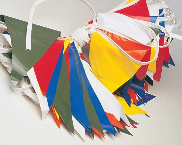 50 Ft. Polyethylene Flags 3 50 Ft. Polyethylene Flags