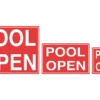 Pool Open Sign -Swimming Gear Shop 18118