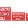 Authorized Personnel Only Sign -Swimming Gear Shop 18121