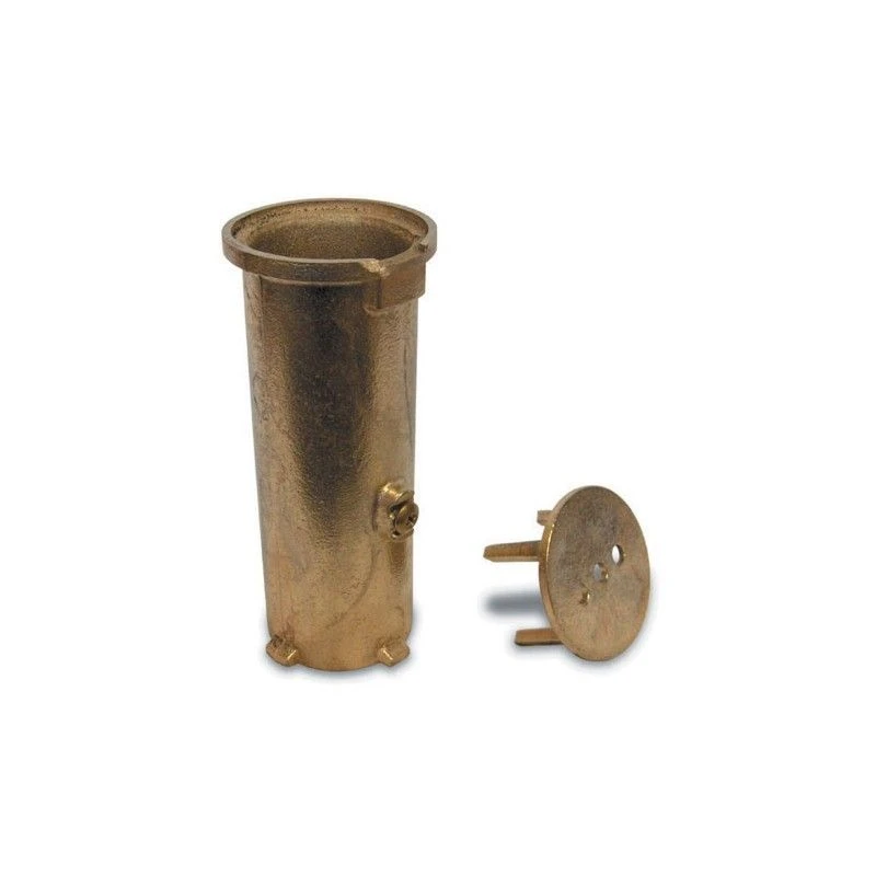 6" Bronze Stanchion Anchor 3 6" Bronze Stanchion Anchor