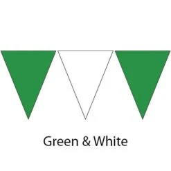 Kiefer Plastic Flags - 100 Ft. (Pair) -Swimming Gear Shop 600120 grn wht 2