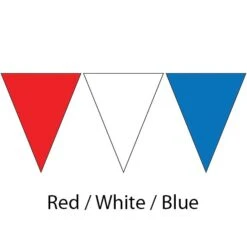 Plastic Backstroke Flags - 45 Ft. (Pair) -Swimming Gear Shop 600120 red wht blu