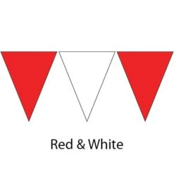 Kiefer Plastic Flags - 100 Ft. (Pair) -Swimming Gear Shop 600120 red wht 2