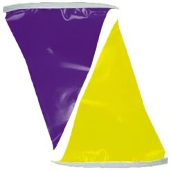 100 Ft. Polyethylene Flags 23 100 Ft. Polyethylene Flags -Swimming Gear Shop 65250 purple yellow 2 2