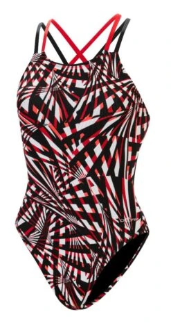 Dolfin Women's Print Atomic Double X Back -Swimming Gear Shop 6a00 b39d front