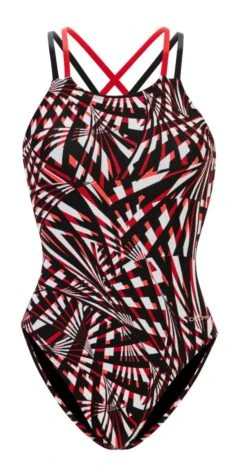 Dolfin Women's Print Atomic Double X Back -Swimming Gear Shop 6a00 b39d front2