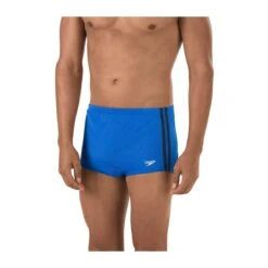 Speedo Solid Poly Mesh Square Leg 7 Speedo Solid Poly Mesh Square Leg -Swimming Gear Shop 705970 sapphire front