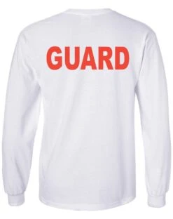 Dri-Fit Guard Long Sleeve Tee -Swimming Gear Shop 809ls back white 2