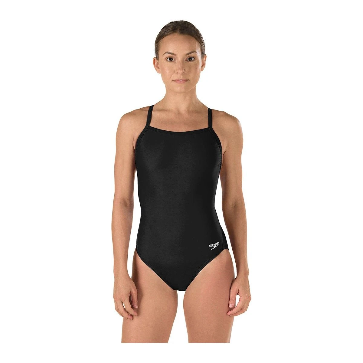 Speedo Solid Flyback Swimsuit 5 Speedo Solid Flyback Swimsuit - Image 3