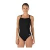 Speedo Solid Endurance Flyback 1 Speedo Solid Endurance Flyback -Swimming Gear Shop 819016 black front