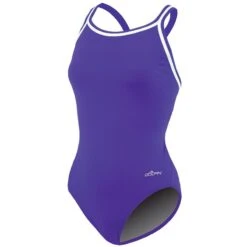 Dolfin Solid Poly DBX Back 17 Dolfin Solid Poly DBX Back -Swimming Gear Shop 9582mc front purple2 10