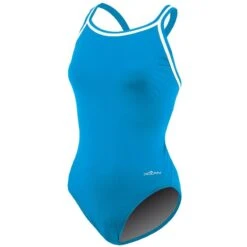 Dolfin Solid Poly DBX Back 18 Dolfin Solid Poly DBX Back -Swimming Gear Shop 9582mc front turquoise2 10