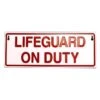 Reversible Lifeguard On/Off Duty Sign 1 Reversible Lifeguard On/Off Duty Sign -Swimming Gear Shop double sided lifeguard onoff duty sign