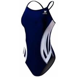 TYR Phoenix Splice Diamondfit -Swimming Gear Shop dpx7 navy white front