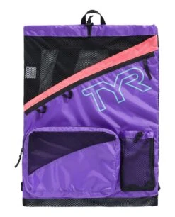 TYR Elite Mesh Backpack -Swimming Gear Shop lbmshelt pink purple