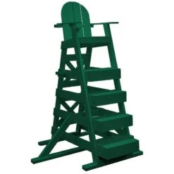 517 Lifeguard Chair -Swimming Gear Shop lg517 forest green frontl