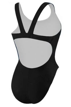RISE Solid MB Back W/Shelf Bra 11 RISE Solid MB Back W/Shelf Bra -Swimming Gear Shop lgs11 back black
