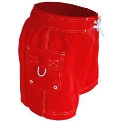 RISE Solid Female Flex Short -Swimming Gear Shop lgs33s red right