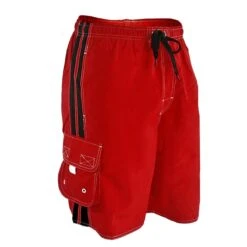 RISE Solid Splice Board Short 11 RISE Solid Splice Board Short -Swimming Gear Shop lgs45 front red