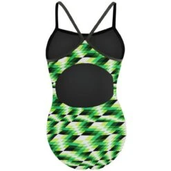 RISE Sandies Female Swerve Poly Swimsuit -Swimming Gear Shop lgs47 16g bk