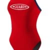 RISE Guard Poly Color Trim H-Back -Swimming Gear Shop lgs64gu front red navy