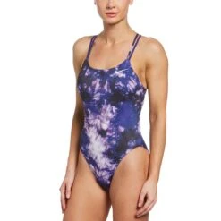 Nike Hydrastrong Tie Dye Spiderback One Piece -Swimming Gear Shop nessb007 536