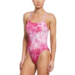 Nike Hydrastrong Tie Dye Spiderback One Piece -Swimming Gear Shop nessb007 555
