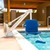 Ranger Pool Lift -Swimming Gear Shop ranger 2 white blue
