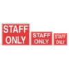 Staff Only Sign -Swimming Gear Shop staff only sign
