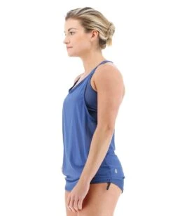 TYR Solid Madison 2 In 1 Tank -Swimming Gear Shop tmaso7a solid madison 2in1 tank slate 1 4