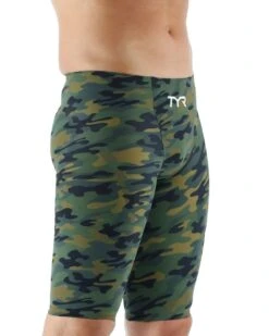 TYR Venzo Camo High Waist Jammer 24 TYR Venzo Camo High Waist Jammer -Swimming Gear Shop vzchw6a venzo camo high waist jammer green 2